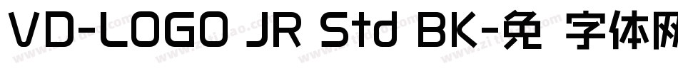 VD-LOGO JR Std BK字体转换